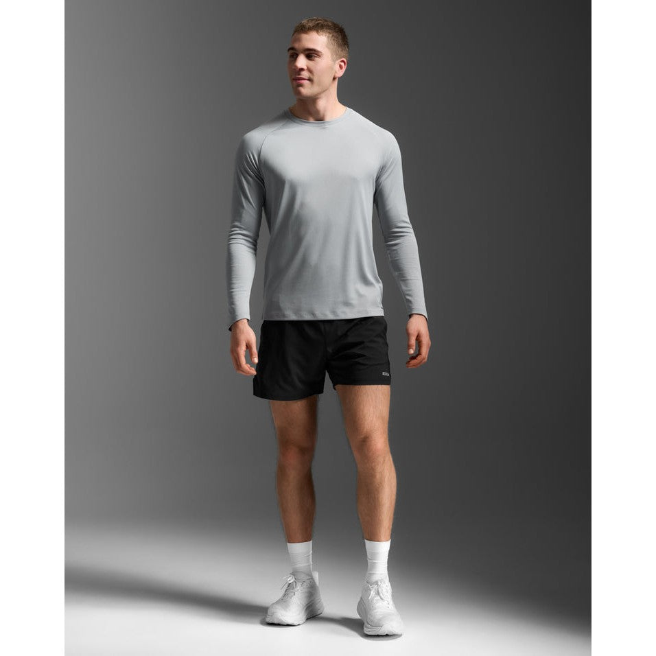2XU Aero Mesh Long Sleeve Mens APPAREL - Mens Long Sleeve Tops