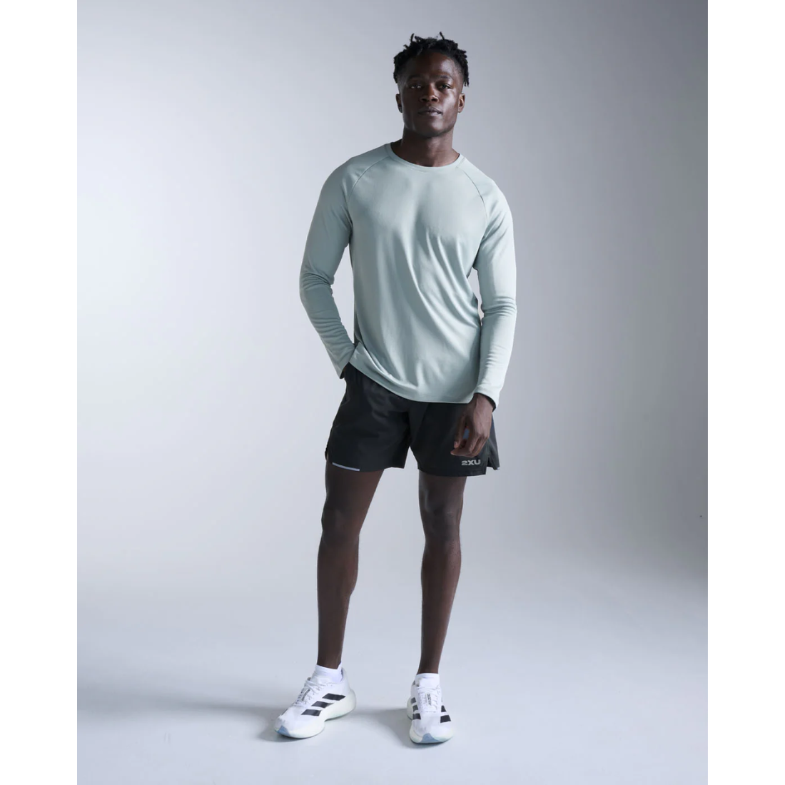 2XU Aero Mesh Long Sleeve Men's - APPAREL - Mens Long Sleeve Tops