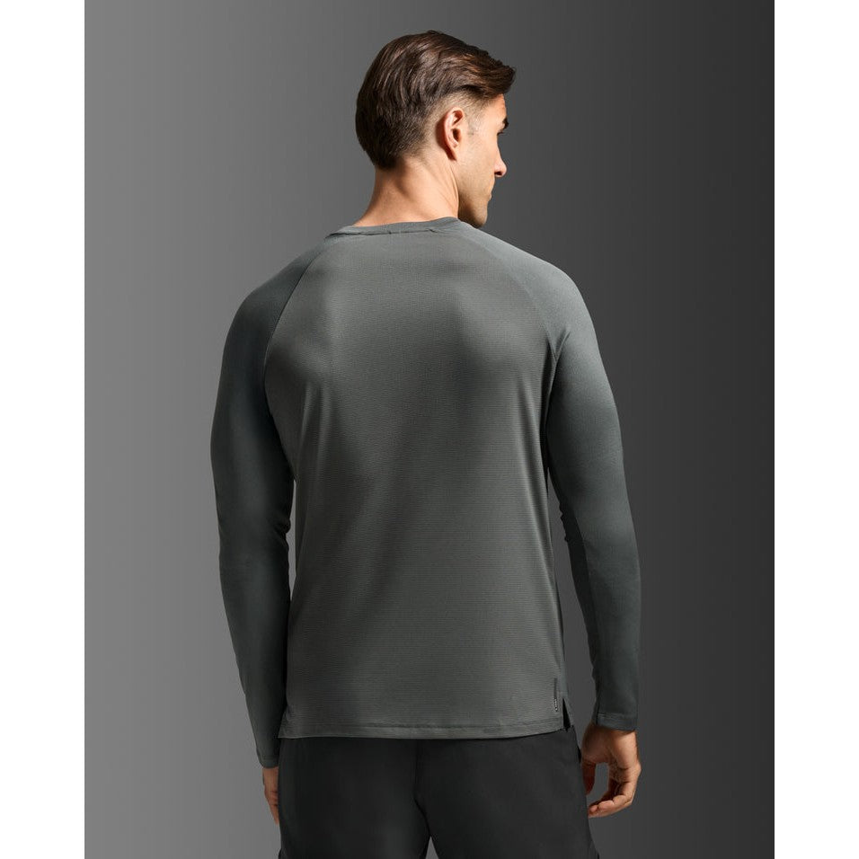 2XU Aero Mesh Long Sleeve Mens APPAREL - Mens Long Sleeve Tops