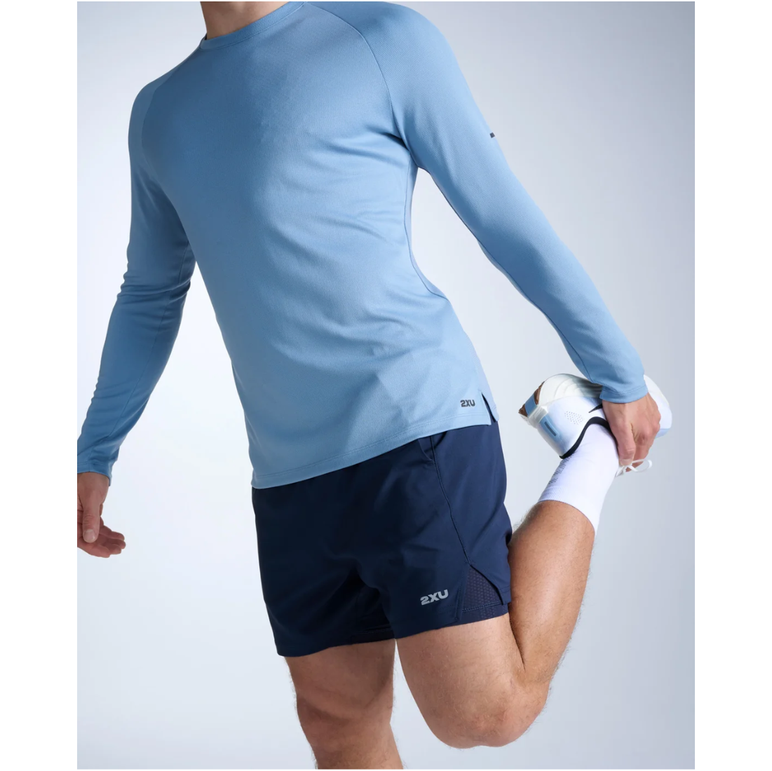 2XU Aero Mesh Long Sleeve Mens APPAREL - Mens Long Sleeve Tops