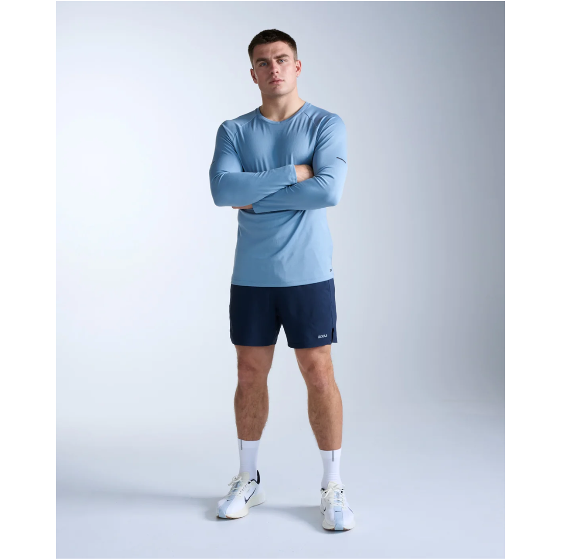 2XU Aero Mesh Long Sleeve Mens APPAREL - Mens Long Sleeve Tops