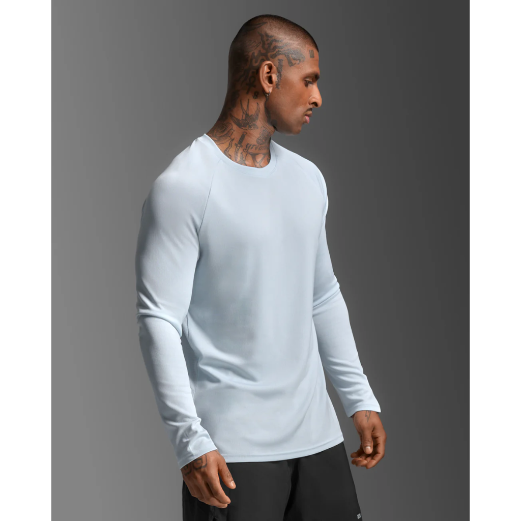 2XU Aero Mesh Long Sleeve Mens APPAREL - Mens Long Sleeve Tops