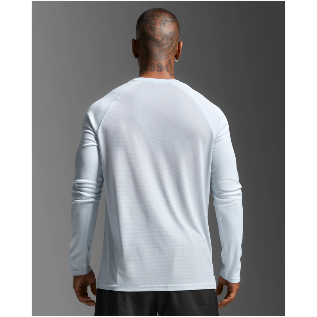 2XU Aero Mesh Long Sleeve Mens APPAREL - Mens Long Sleeve Tops