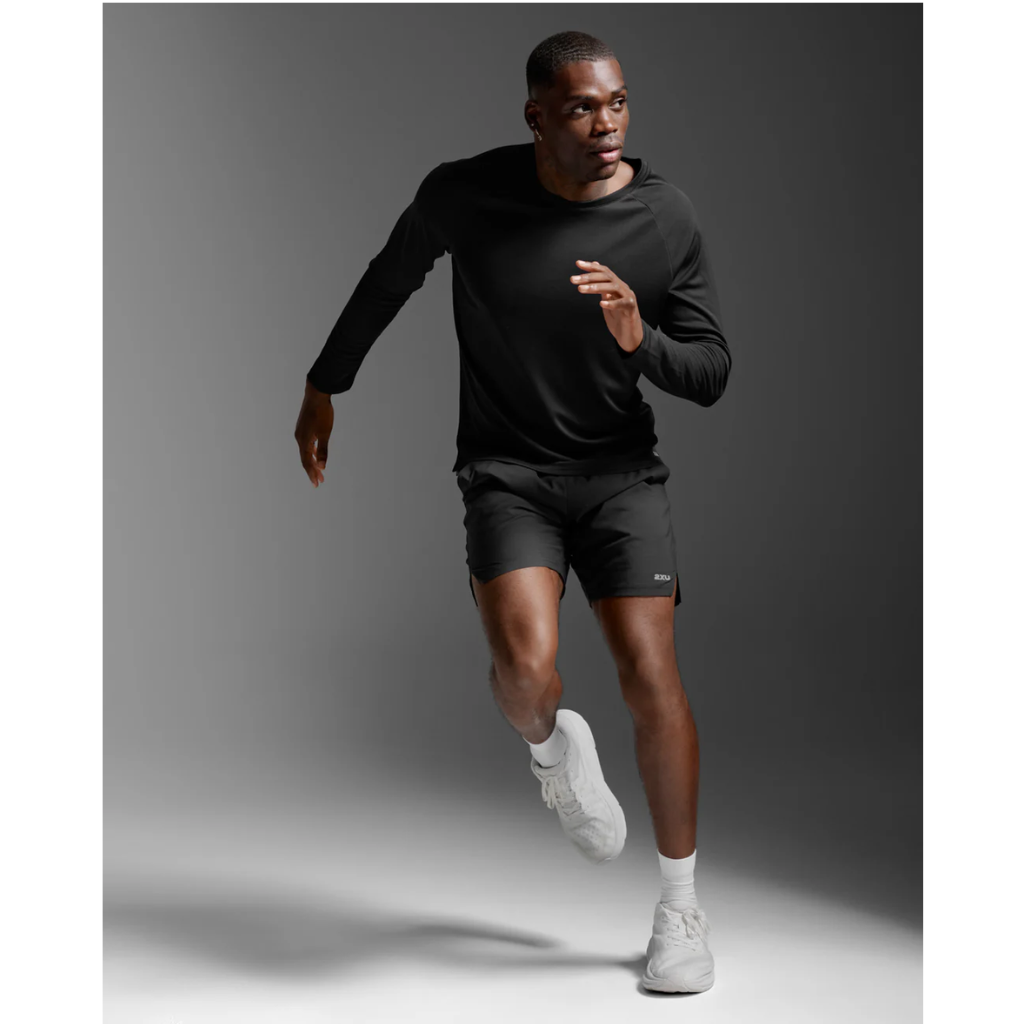 2XU Aero Mesh Long Sleeve Mens APPAREL - Mens Long Sleeve Tops