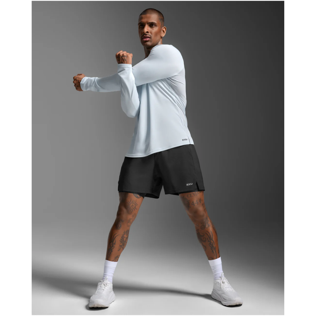 2XU Aero Mesh Long Sleeve Mens APPAREL - Mens Long Sleeve Tops