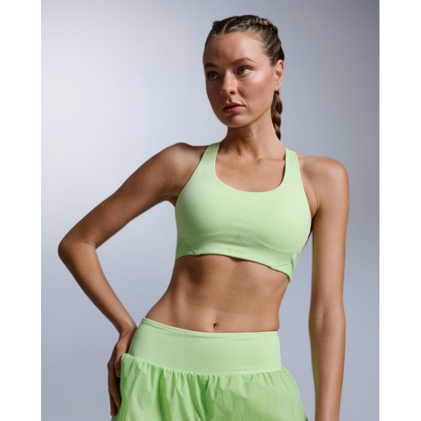 2XU Aero Mesh Medium Impact Bra Womens - APPAREL - Womens Bras