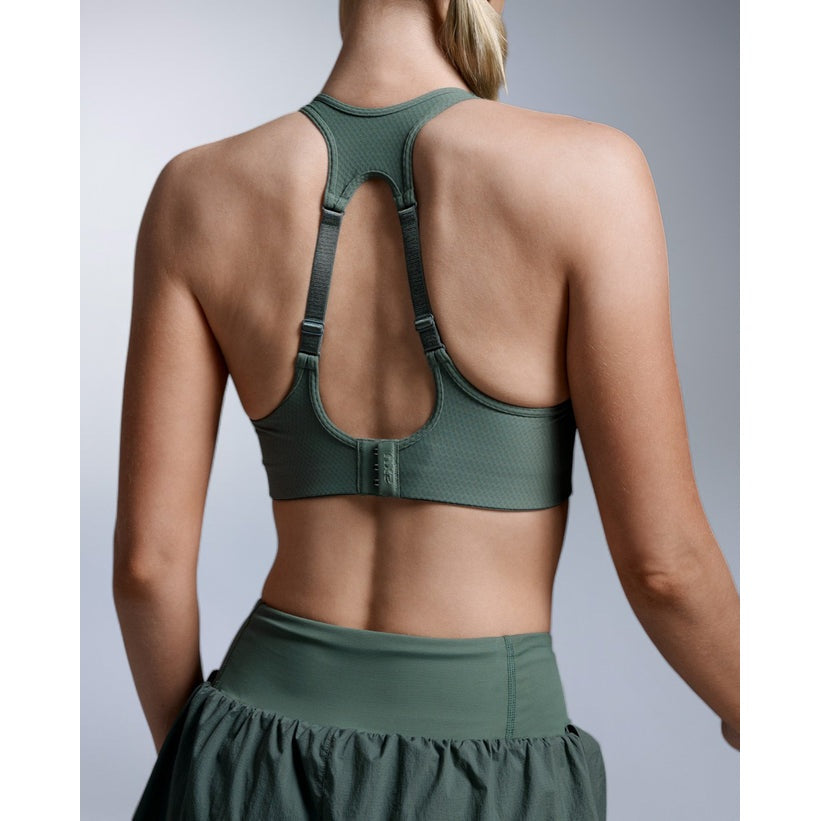 2XU Aero Mesh Medium Impact Bra Womens - APPAREL - Womens Bras