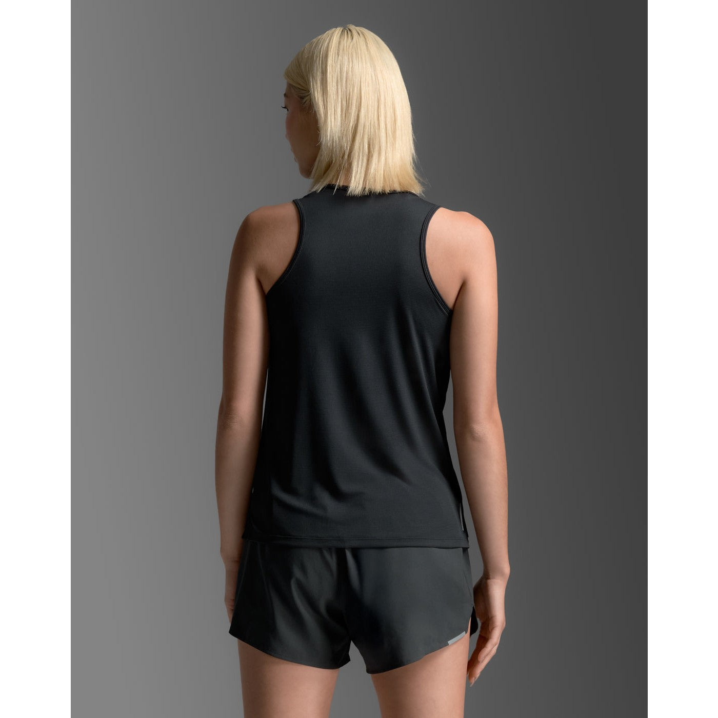 2XU Aero Mesh Singlet Women's APPAREL - Womens Tanks BLACK/SILVER REFLECTIVE