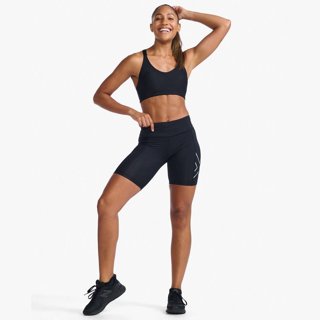 2XU Aero Mid-Rise Compression 6" Shorts Womens APPAREL - Womens Shorts 