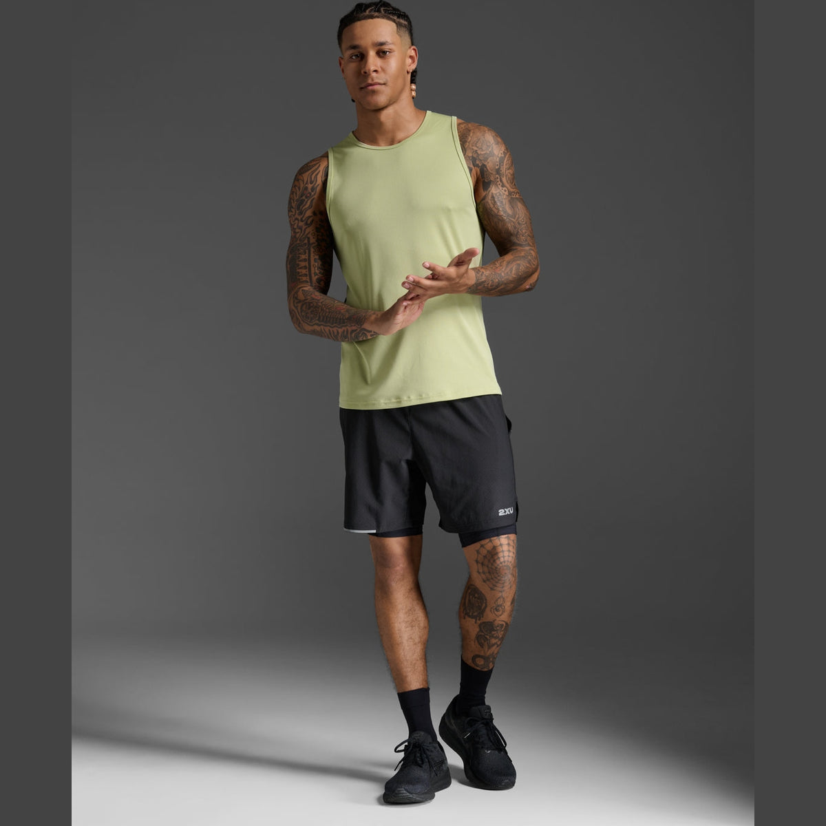 2XU Aero Tank Mens APPAREL - Mens Tanks 