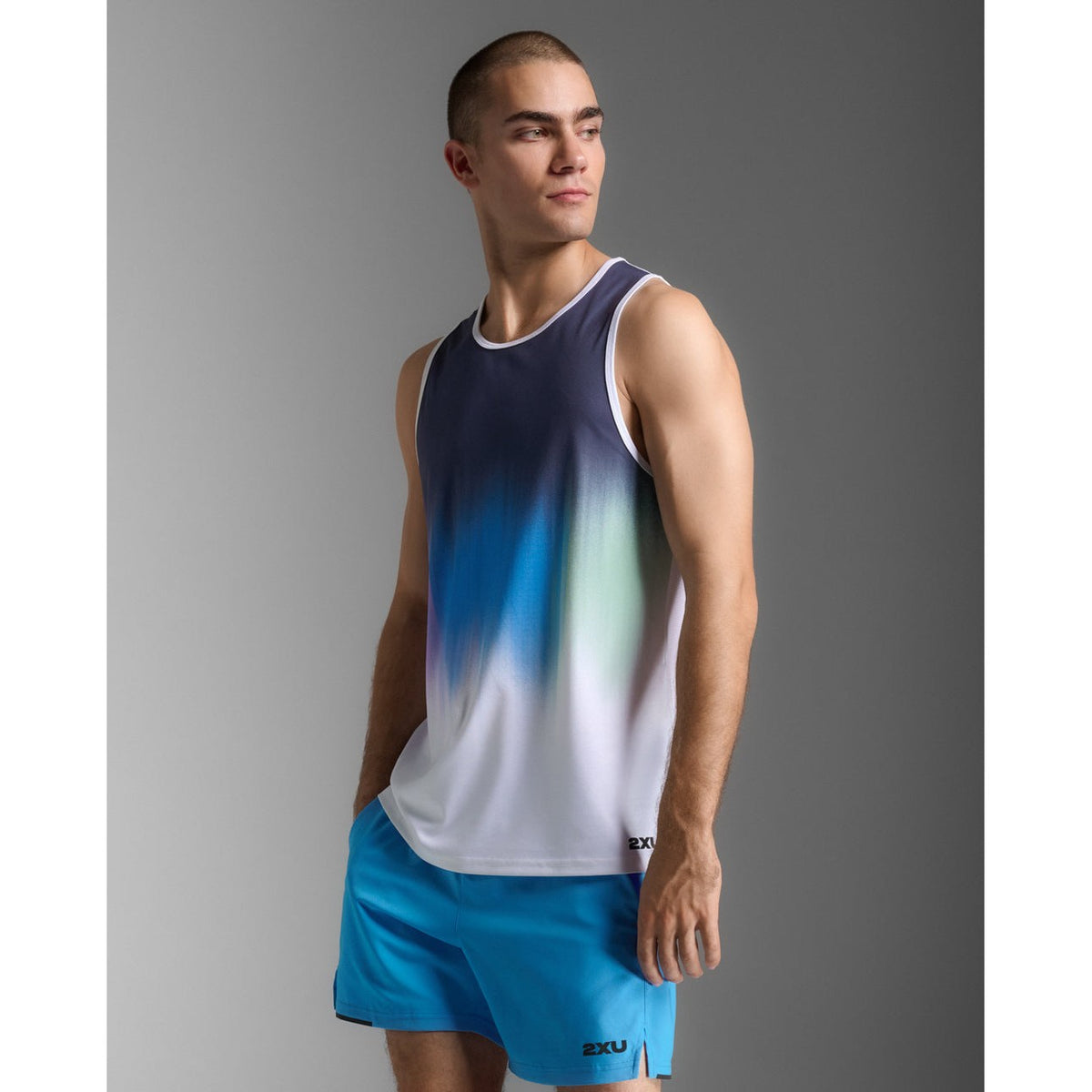 2XU Aero Tank Mens - APPAREL - Mens Tanks