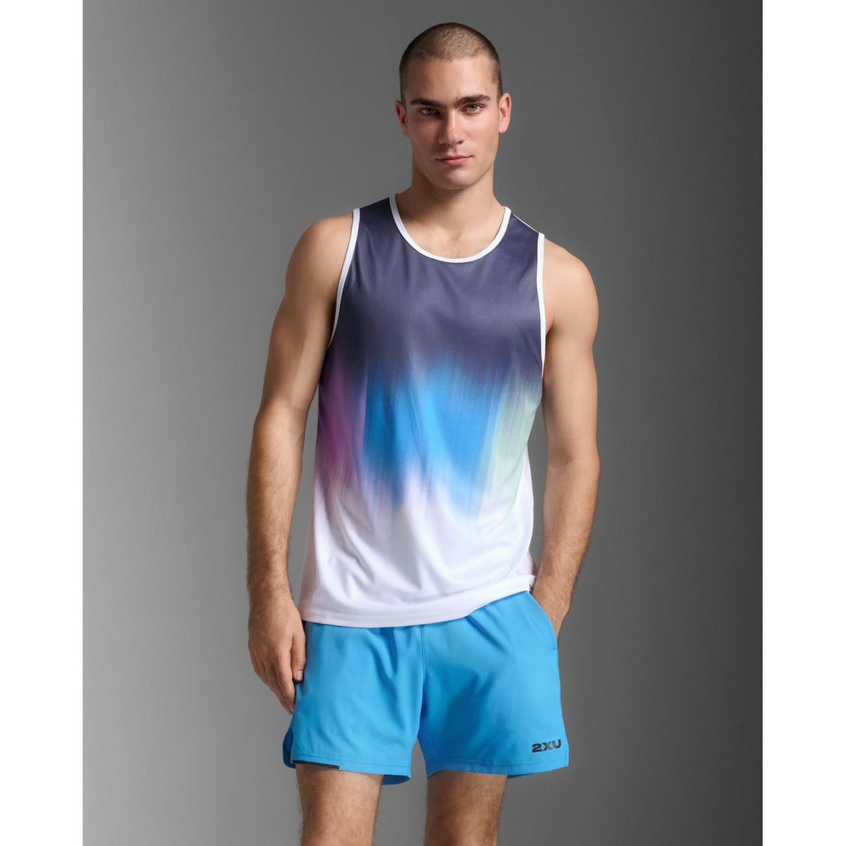 2XU Aero Tank Mens - APPAREL - Mens Tanks