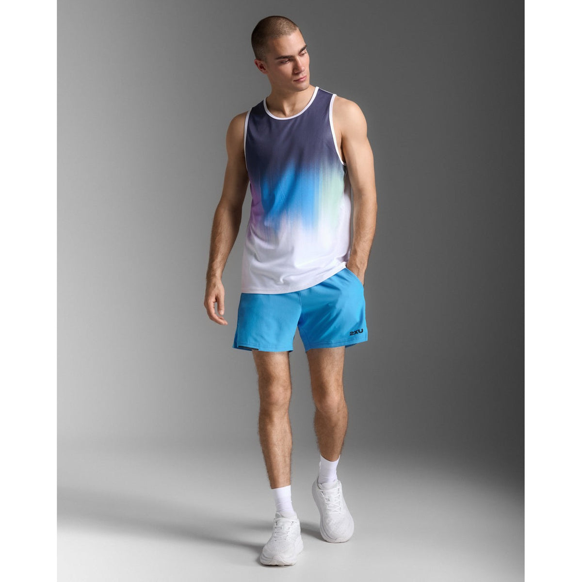 2XU Aero Tank Mens - APPAREL - Mens Tanks