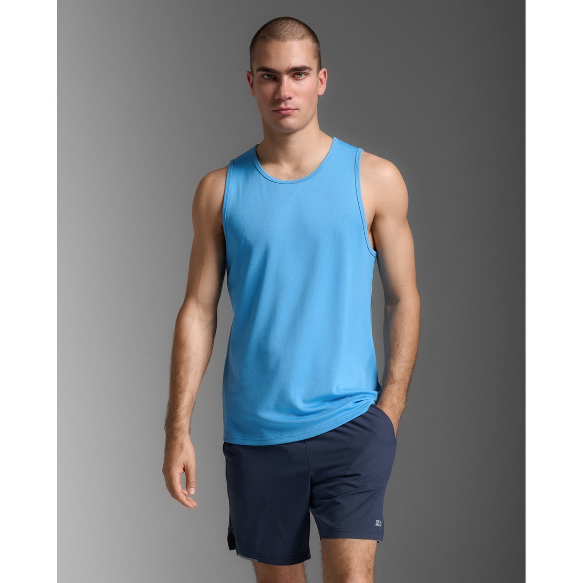 2XU Aero Tank Mens - APPAREL - Mens Tanks