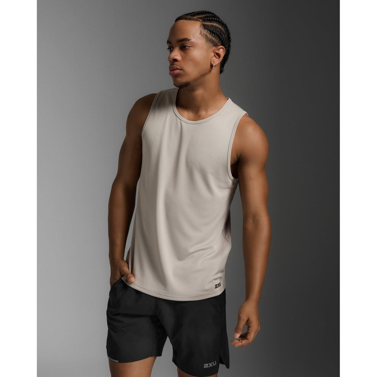 2XU Aero Tank Mens - APPAREL - Mens Tanks