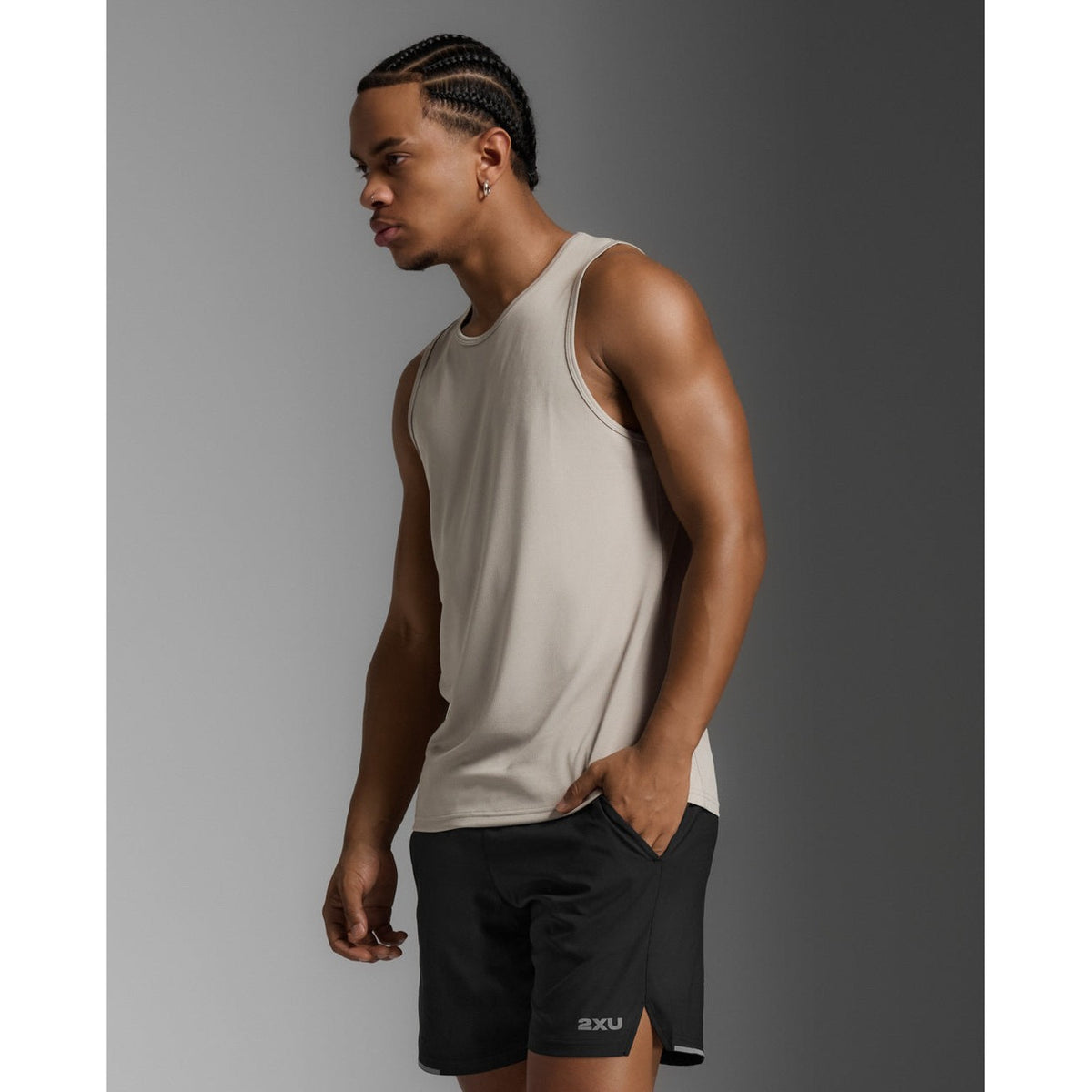 2XU Aero Tank Mens - APPAREL - Mens Tanks