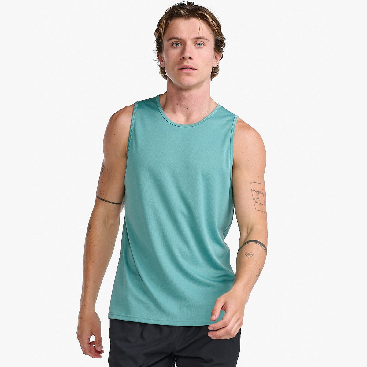 2XU Aero Tank Mens APPAREL - Mens Tanks RAFT/PINE