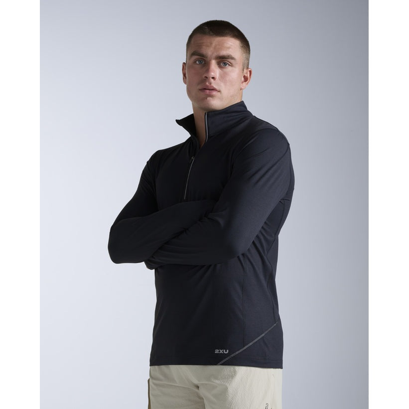 2XU Aero Trail 1/2 Zip Running Top APPAREL - Mens Long Sleeve Tops