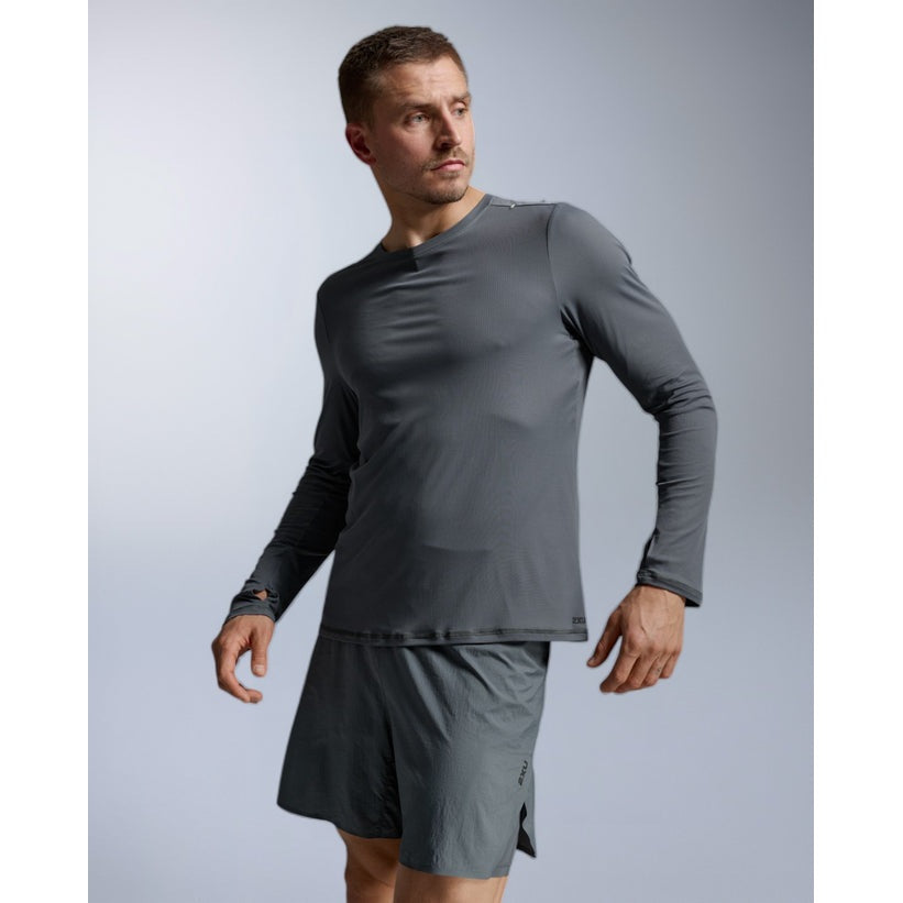 2XU Aero Trail Long Sleeve Mens APPAREL - Mens Long Sleeve Tops