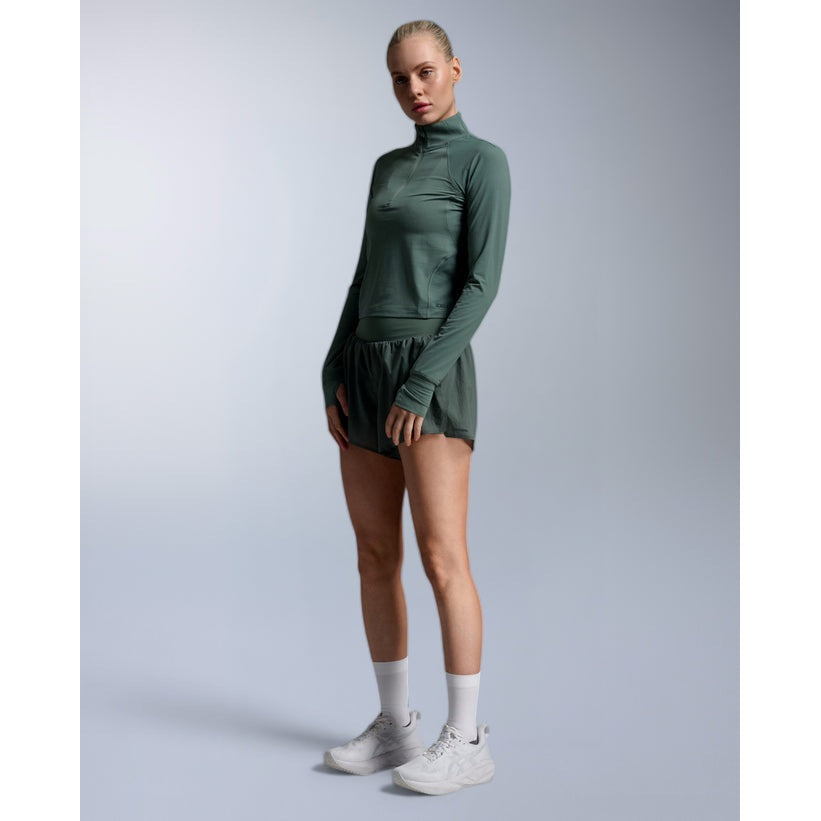 2XU Aero Waffle 1/2 Zip Womens APPAREL - Womens Long Sleeve Tops