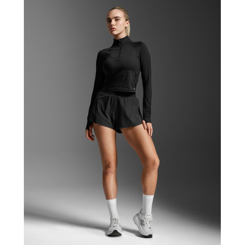 2XU Aero Waffle 1/2 Zip Womens APPAREL - Womens Long Sleeve Tops