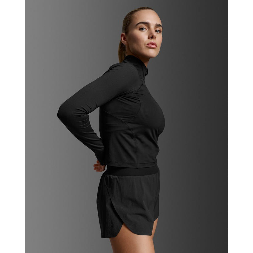 2XU Aero Waffle 1/2 Zip Womens APPAREL - Womens Long Sleeve Tops