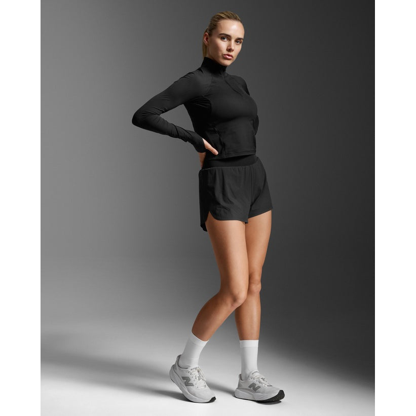 2XU Aero Waffle 1/2 Zip Womens APPAREL - Womens Long Sleeve Tops