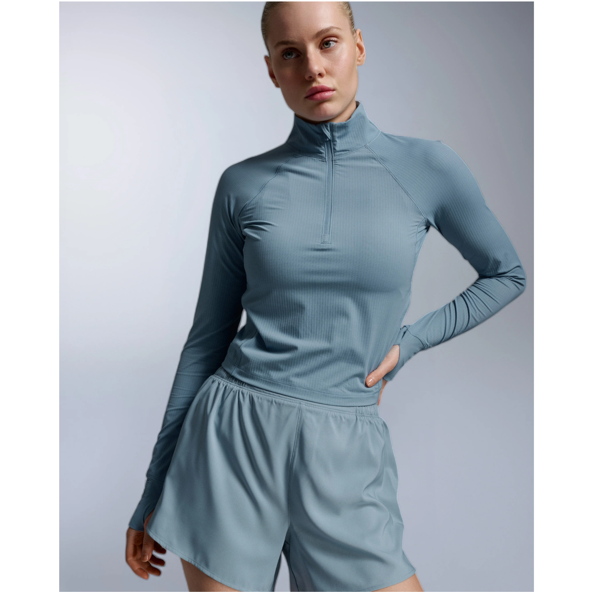 2XU Aero Waffle 1/2 Zip Womens APPAREL - Womens Long Sleeve Tops