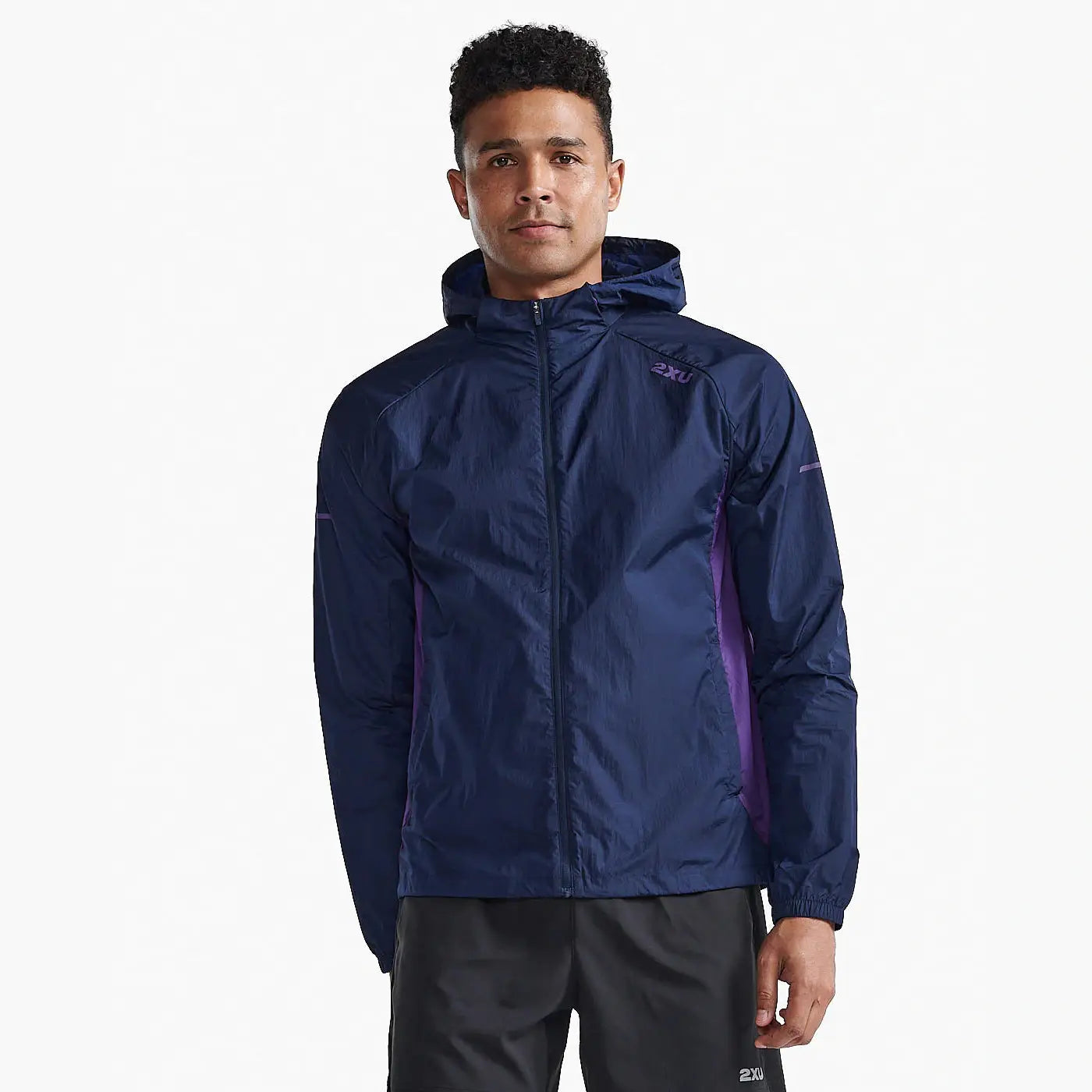 2XU Aero Windbreaker Mens APPAREL - Mens Jackets MIDNIGHT/ACAI