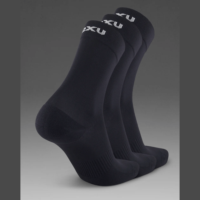 2XU Crew Socks 3 Pack Unisex GEAR - Socks 