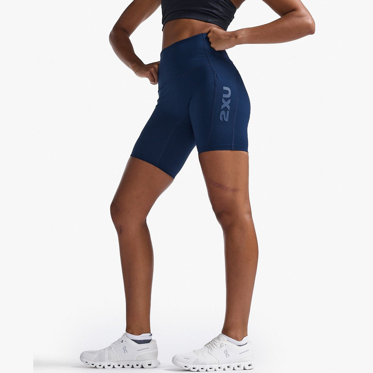 2XU Form Stash Hi-Rise Bike Shorts Womens APPAREL - Womens Shorts 