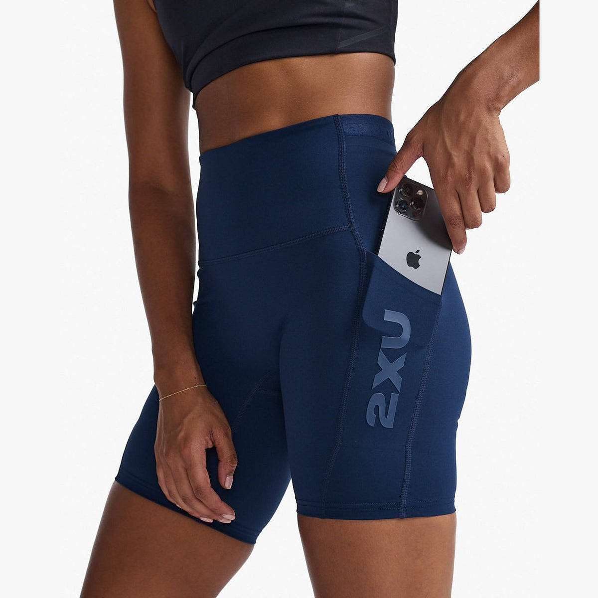 2XU Form Stash Hi-Rise Bike Shorts Womens APPAREL - Womens Shorts 