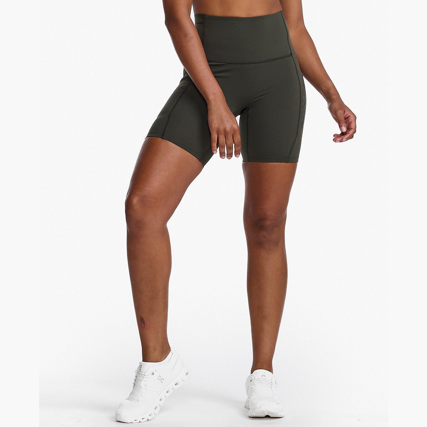 2XU Form Stash Hi-Rise Bike Shorts Womens APPAREL - Womens Shorts FLINT/FLINT