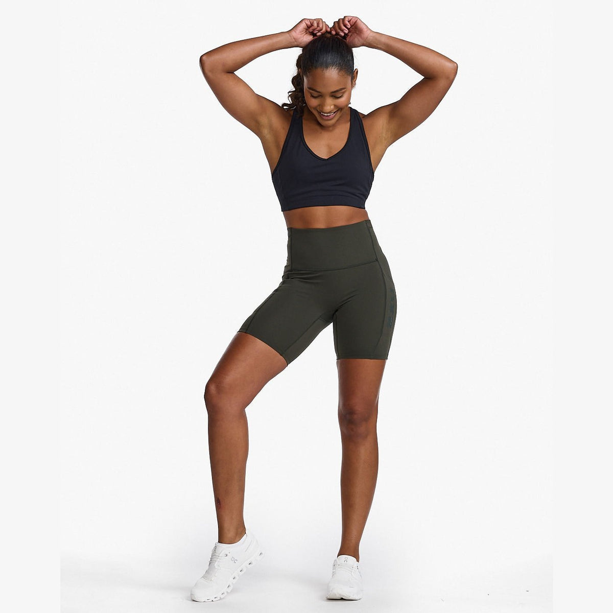 2XU Form Stash Hi-Rise Bike Shorts Womens APPAREL - Womens Shorts 