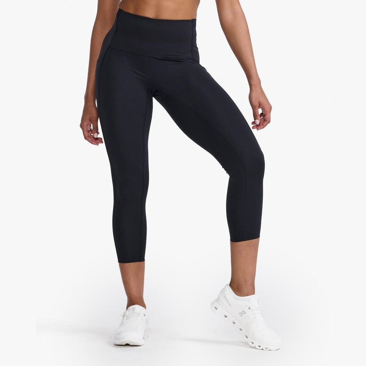 2XU Form Stash Hi-Rise Comp 7/8 Womens APPAREL - Womens Tights BLACK
