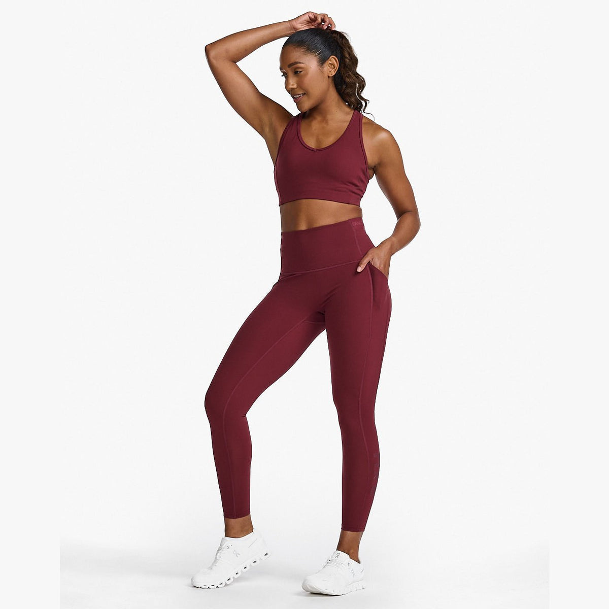 2XU Form Stash Hi-Rise Comp Tights Womens APPAREL - Womens Tights 