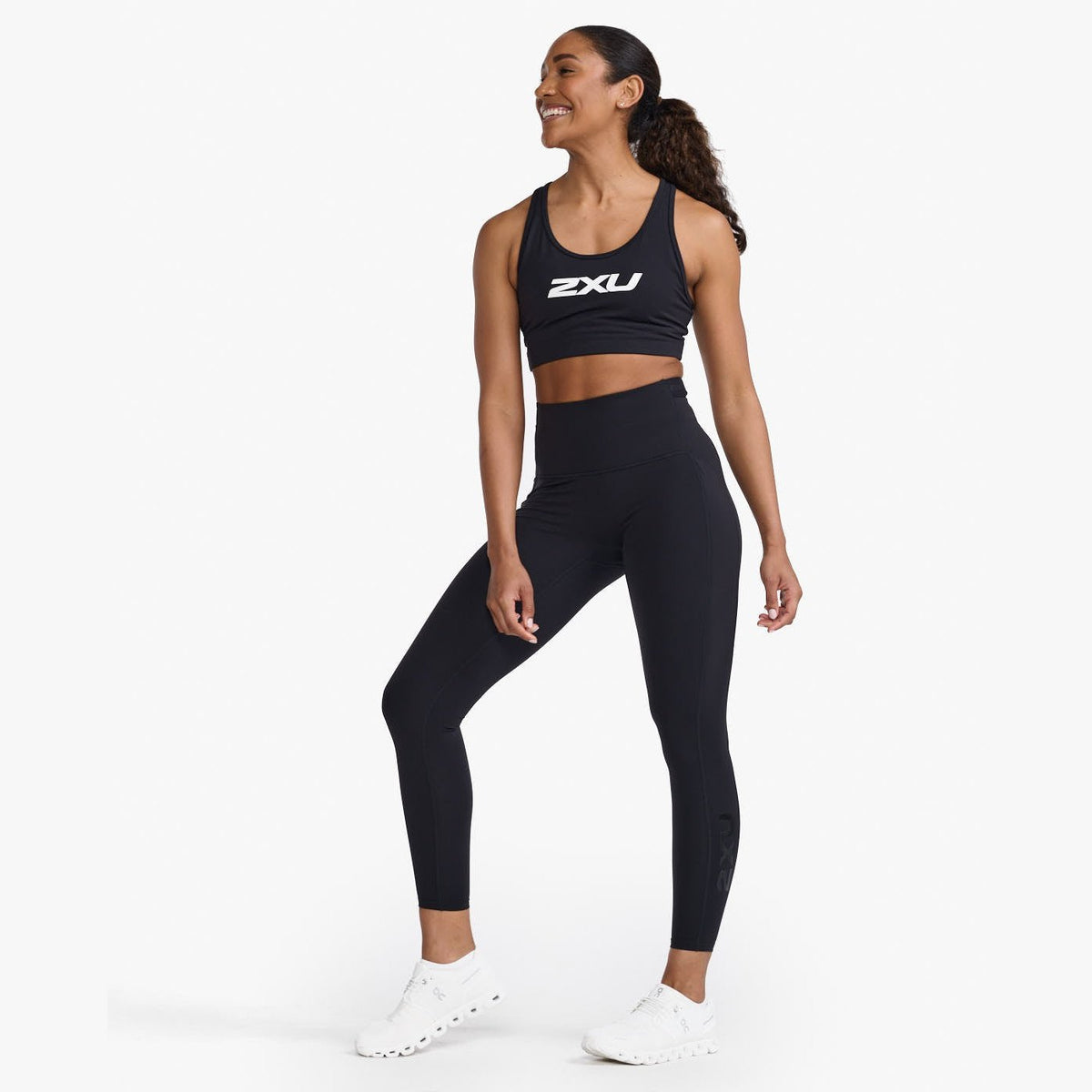2XU Form Stash Hi-Rise Comp Tights Womens APPAREL - Womens Tights 