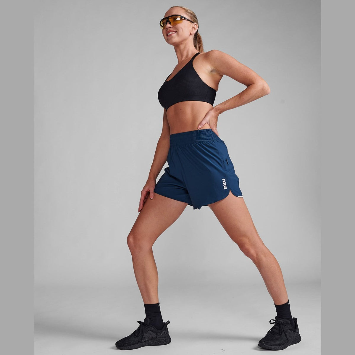2XU Hi-Rise Aero 4 Inch Short Womens APPAREL - Womens Shorts 