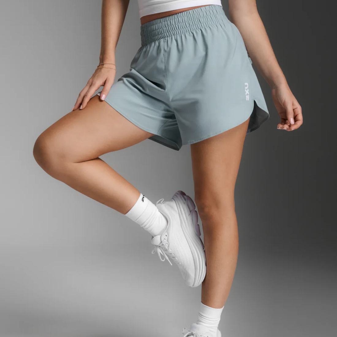 2XU Hi-Rise Aero 4 Inch Short Womens - APPAREL - Womens Shorts