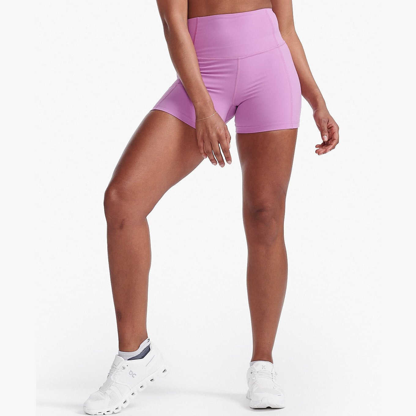 2XU Hi-Rise Compression Shorts Womens APPAREL - Womens Shorts MAUVE/MAUVE
