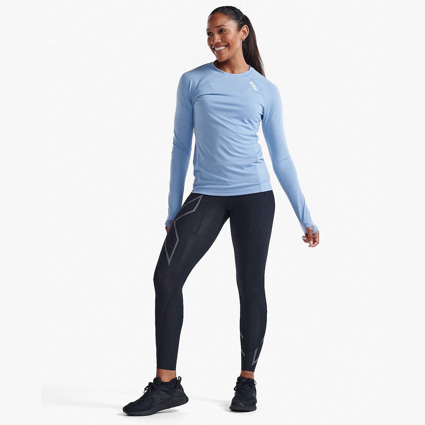 2XU Ignition Base Layer L/S Womens APPAREL - Womens Long Sleeve Tops 