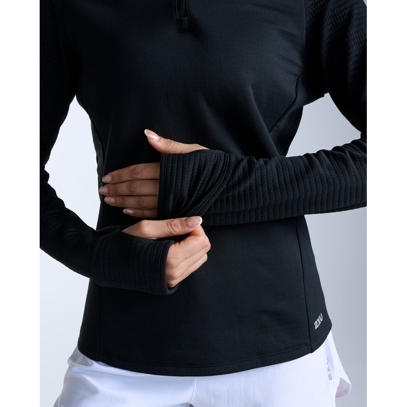 2XU Ignition Haptic 1/4 Zip Womens - APPAREL - Womens Long Sleeve Tops