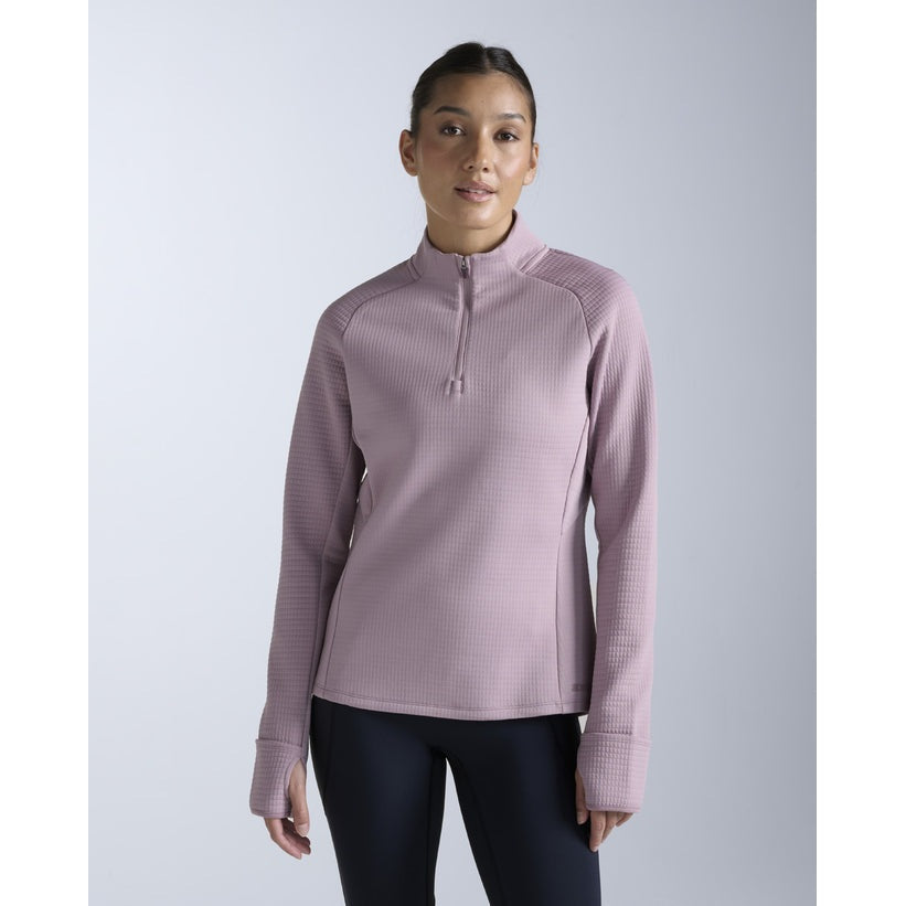 2XU Ignition Haptic 1/4 Zip Womens APPAREL - Womens Long Sleeve Tops MUSK/MUSK REFLECTIVE
