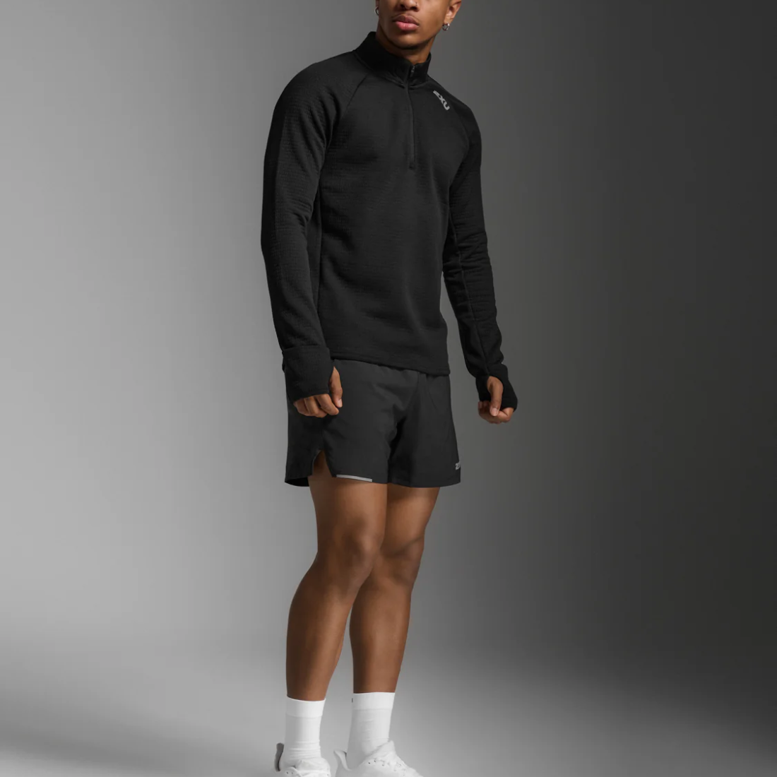2XU Ignition Hyper-Haptic 1/4 Zip Mens APPAREL - Mens Jackets