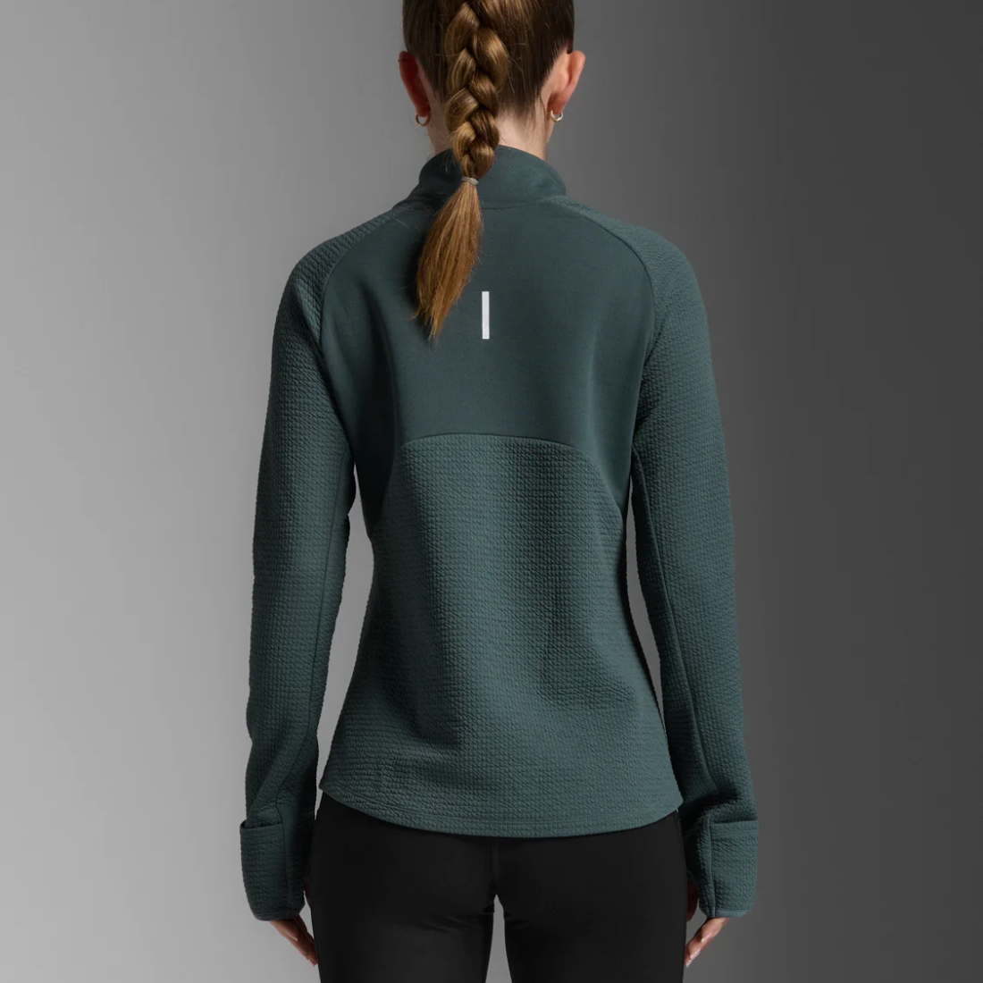 2XU Ignition Hyper-Haptic 1/4 Zip Womens APPAREL - Womens Jackets DARK SAGE/WHITE REFLECTIVE