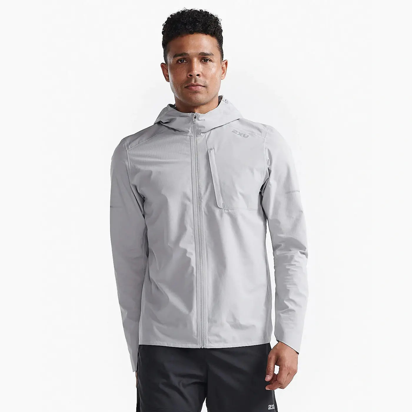 2XU Ignition Shield Jacket Mens APPAREL - Mens Jackets HARBOR MIST/SILVER REFLECTIVE