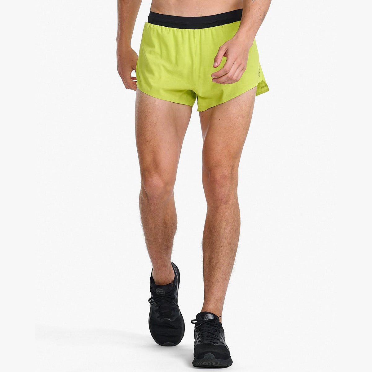 2XU Light Speed 3 Inch Shorts Mens APPAREL - Mens Shorts VOLT/BLACK REFLECTIVE
