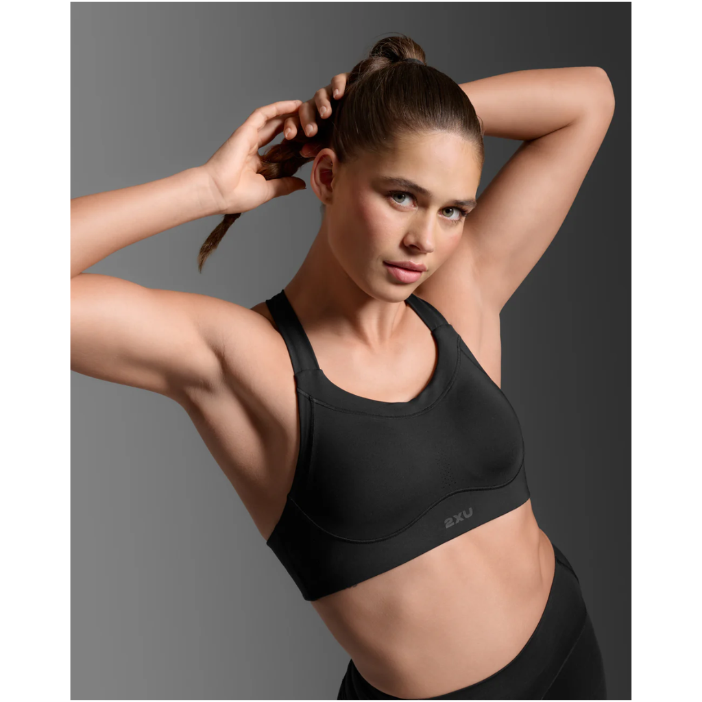 2XU Light Speed High Impact Bra APPAREL - Womens Bras BLACK/SILVER REFLECTIVE
