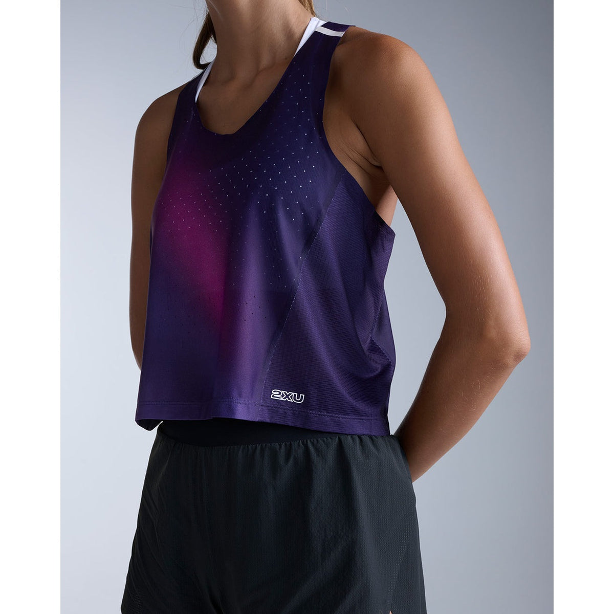 2XU Light Speed React Crop Singlet Women's APPAREL - Womens Crops