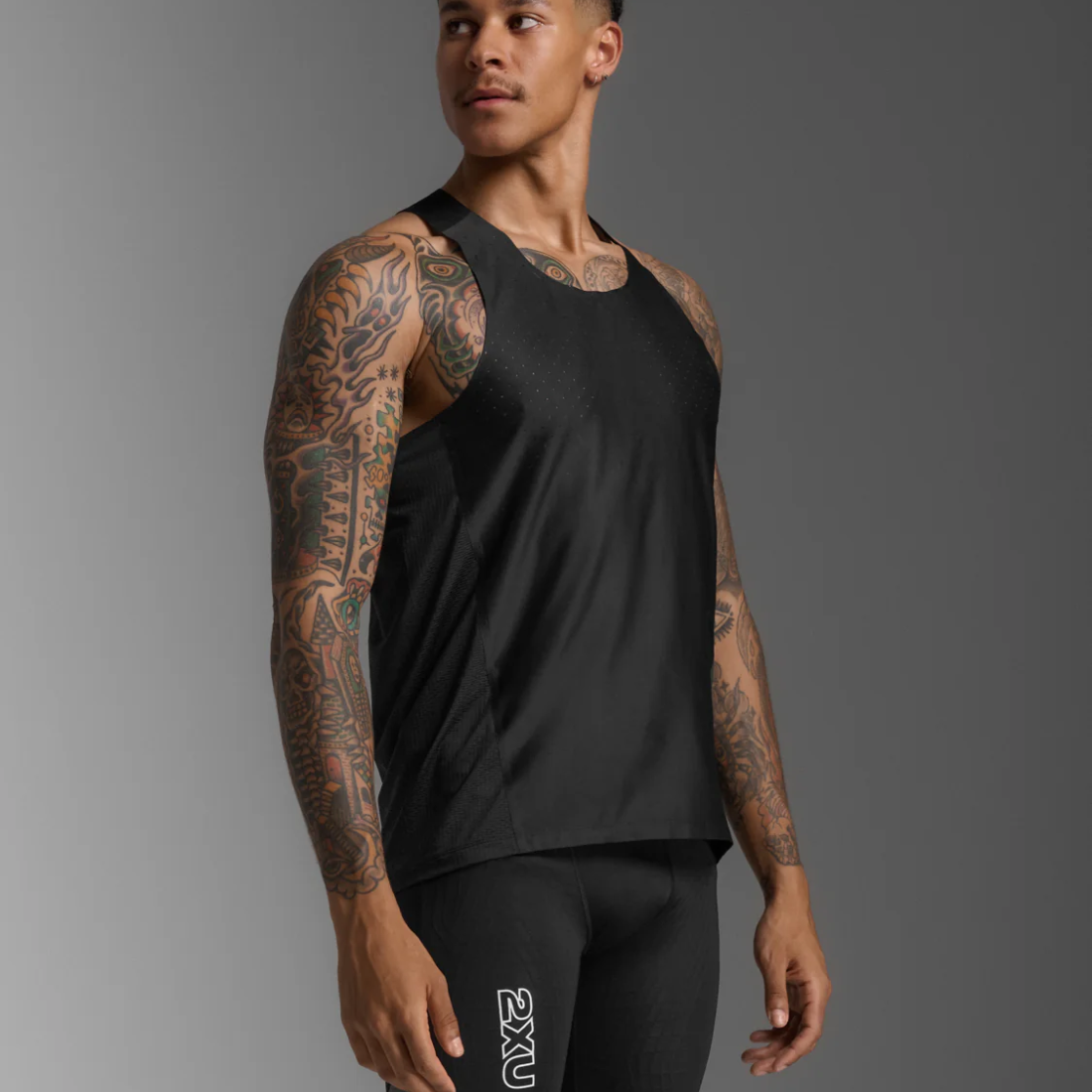 2XU Light Speed React Singlet Mens APPAREL - Mens Singlets